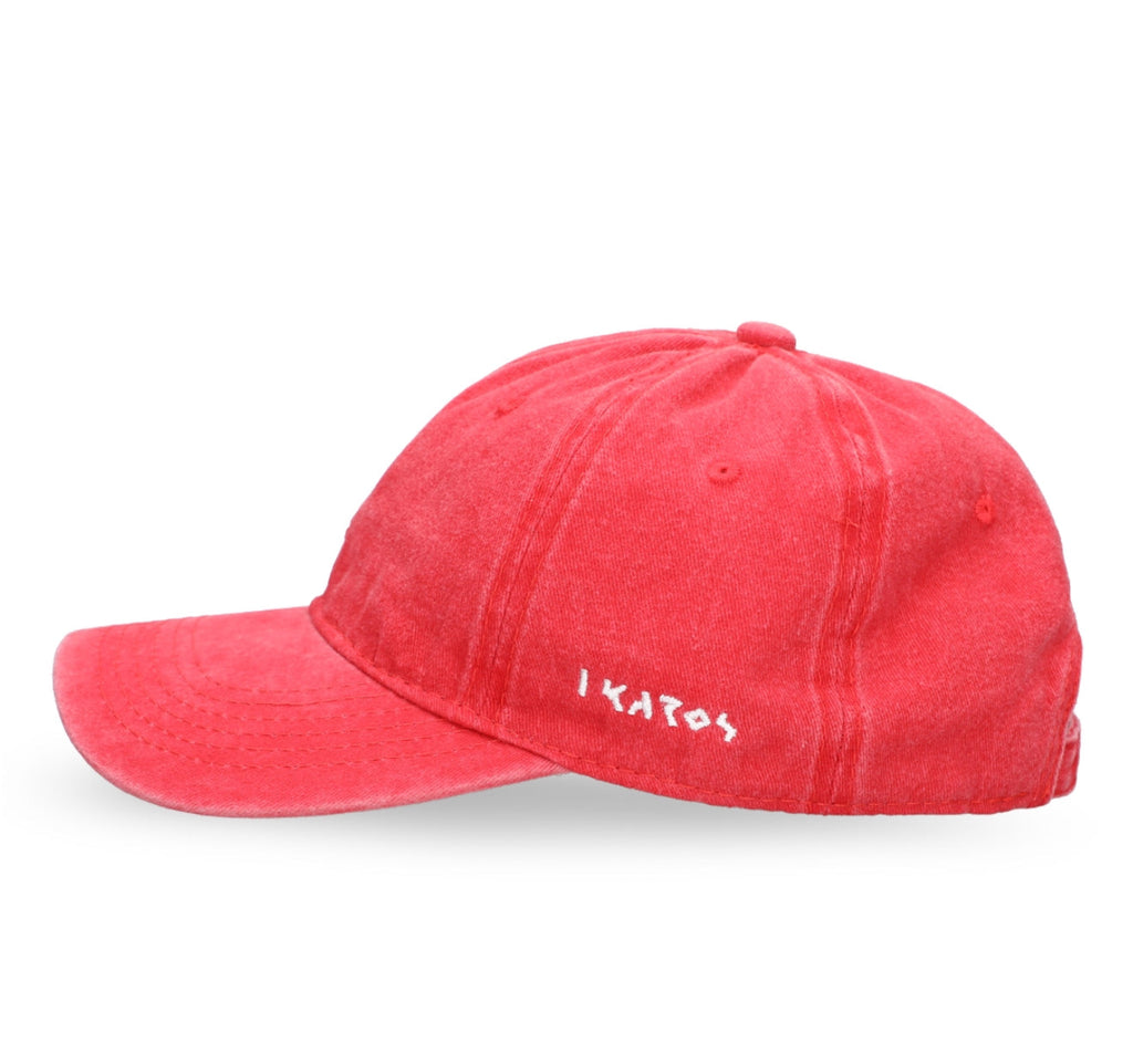 Red Classic Washed Cap