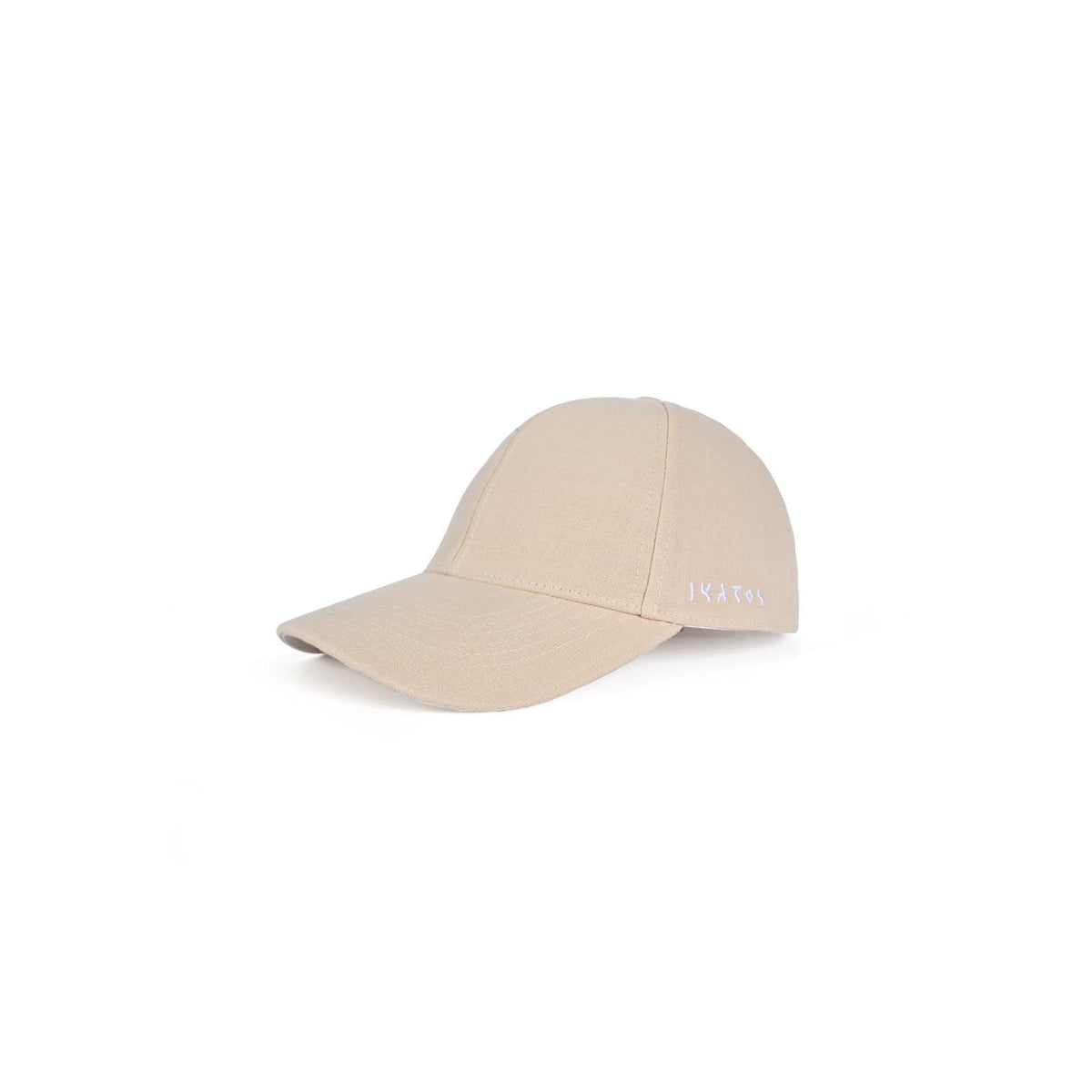 Beige Classic Linen Cap