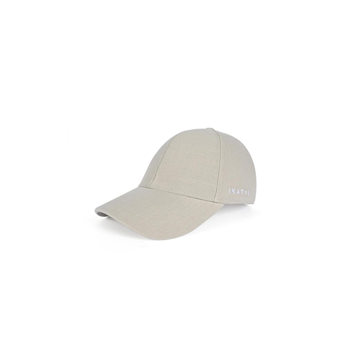 Grey Linen Cap