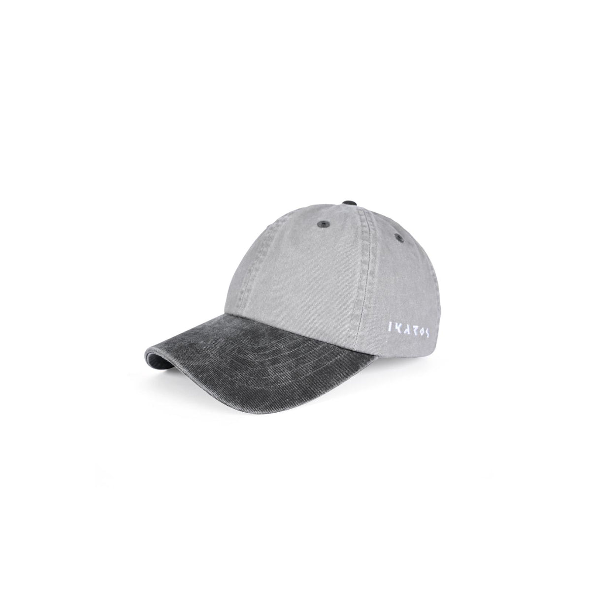 Two Color 58” | Grey Black Classic Washed Cap